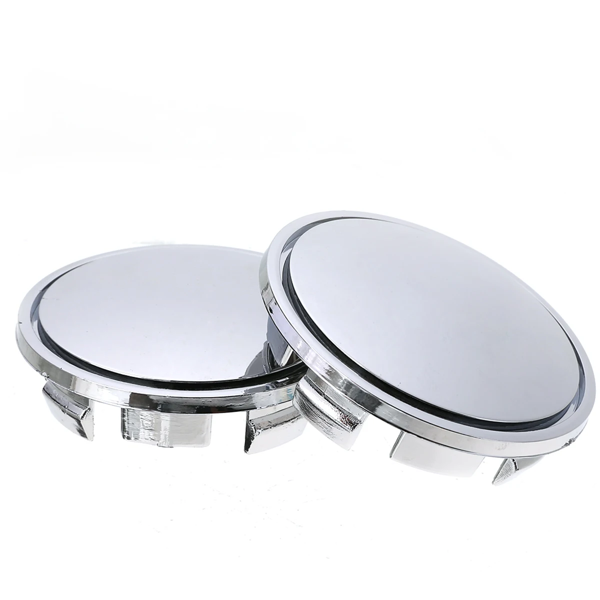 4pcs 65mm Universal Plastic Car Wheel Center Hub for Cap Cover Silver No Logo