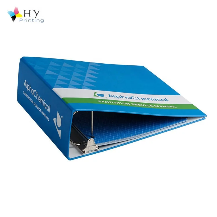 Custom Heavy Duty document organizer 3 D Ring Binder file folder