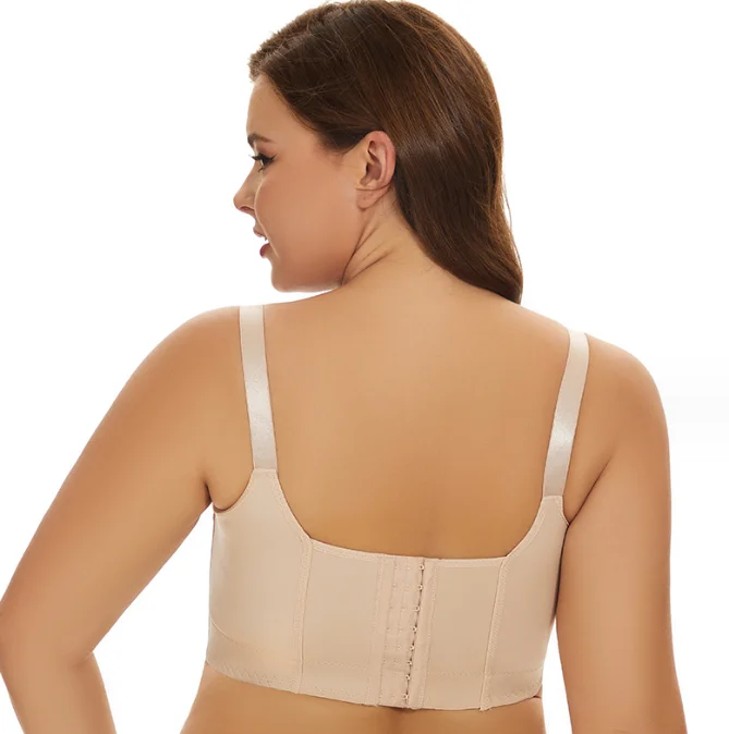 8 Hook A to F Plus Size Deep Cup Shapewear Incorporated Underwire Full Back Coverage Push Up Bra