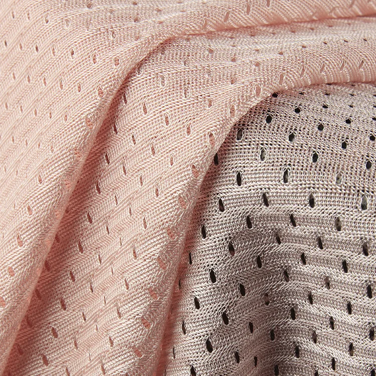 Top-ranking Manufacturer Polyester Net Mesh 100 Polyester Tricot Fabric Recycled Activewear Sports Shorts Woman Fitness