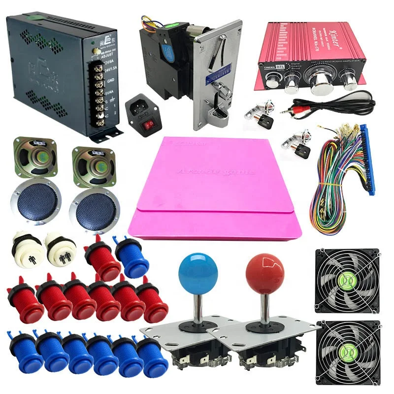 retro game sanstar borne vewlix mdf wood shell led bar top wooden arcade cabinet kit