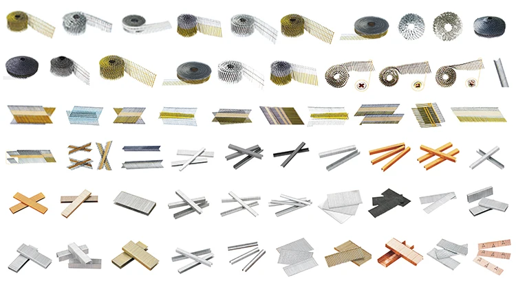 High Quality 18GA Galvanized Wire U-Type Nail 110 Series staples Pneumatic Zinc Staples ATRO 110 Staples Grapas industrial