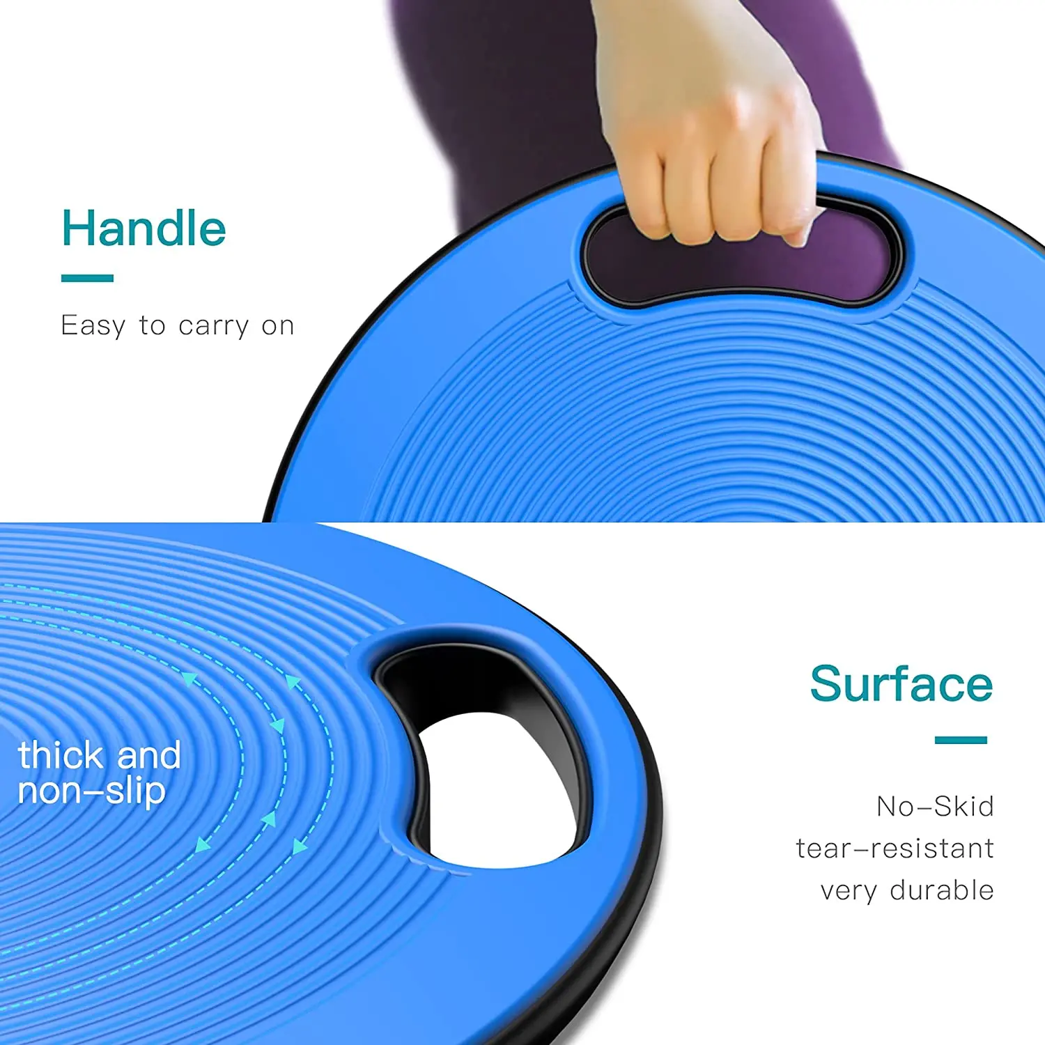 Home or Office Use Self-Balancing Hover Board with Handles Fitness Exercise Equipment