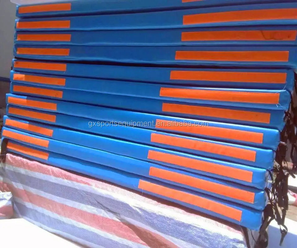 Multi-Purpose Fitness Mat Folding Gymnastics Mats Leather Gymnastics Mat For Sit Up Training