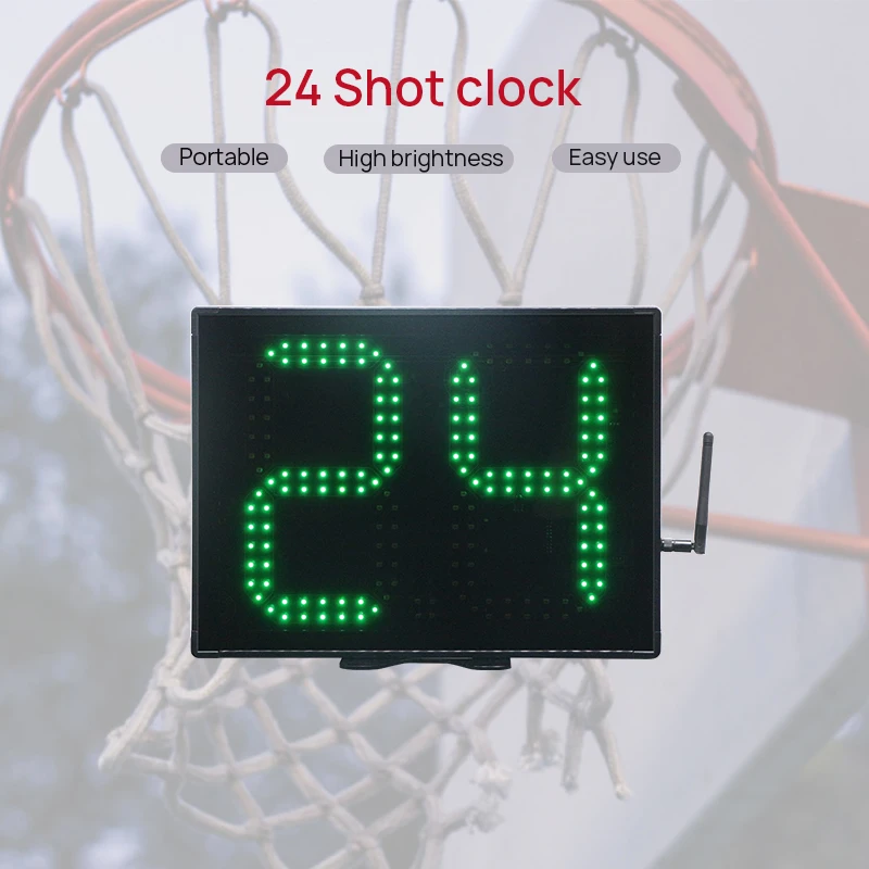 Ganxin 0-99 Countdown Bank/Gym Use LED Digital Counter Basketball 24 Seconds Shot Clock