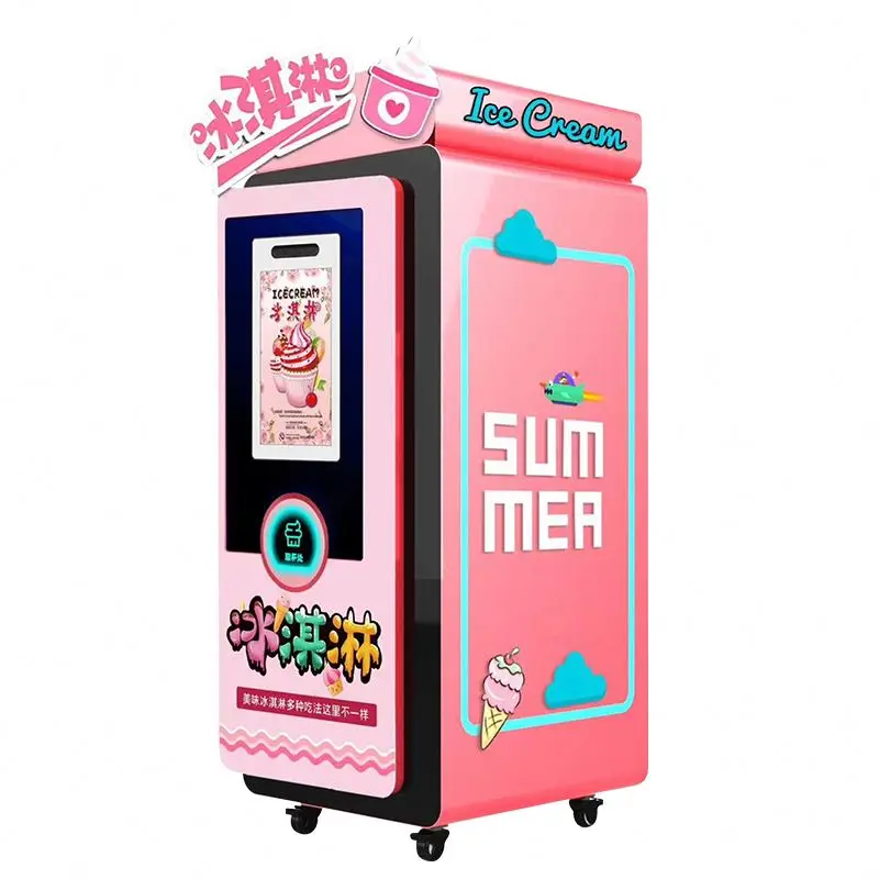 New Popular Commercial Automatic Gelato Makers Ice Cream Maker Smart Vending Machine