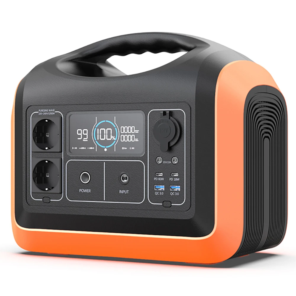 Высокое качество SOUOP 1200 Вт Powerstation AC DC 110 В 220 портативный источник питания 300000 мАч Солнечная портативная электростанция