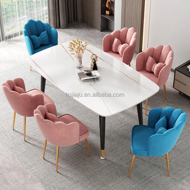 Home Chair Gold Luxury Cheap Nordic Modern Metal Fabric petala Velvet Furniture Living Room Chairs