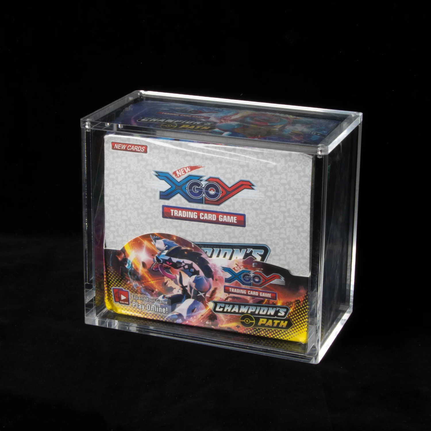PTCG Acrylic Booster Box Display Case Box Magnetic Lid