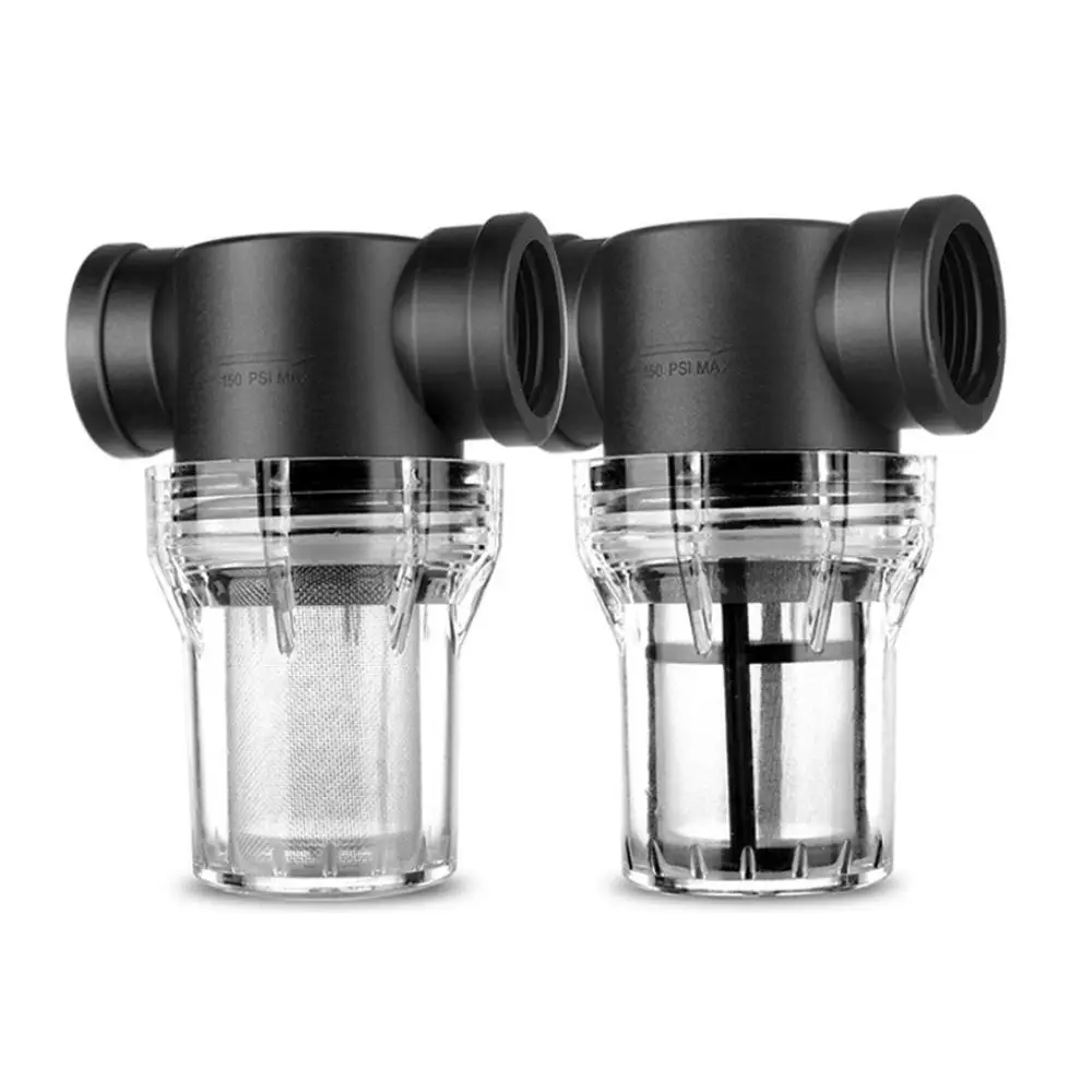 Home Pre-filtration 3 / 4 Inch Stainless Steel Strainer Irrigation Garden Hose Pipeline Water Filter Water Purification System