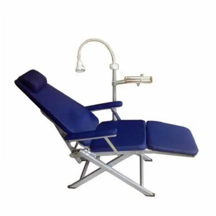 portable dental chair specifications 4 hole mobile fold unit dynamic hospital  for student with led lamp