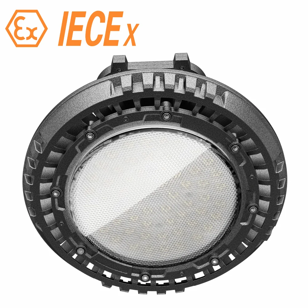 ATEX Germany in stock WF2 150LM/W 60W-200W Round Gas Dust LED Explosion Proof Lights Mega