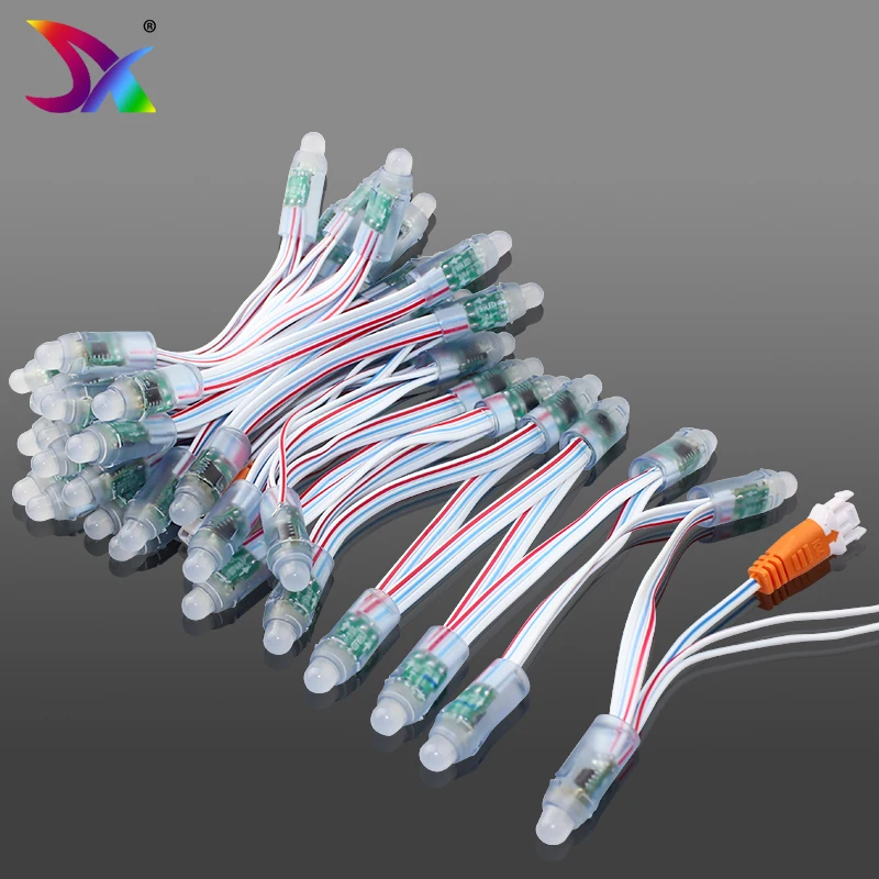 
5v 12v 12mm / 9mm led pixel Full - color one color module waterproof 1903/ws2811/ws2801/16703ic IP65 