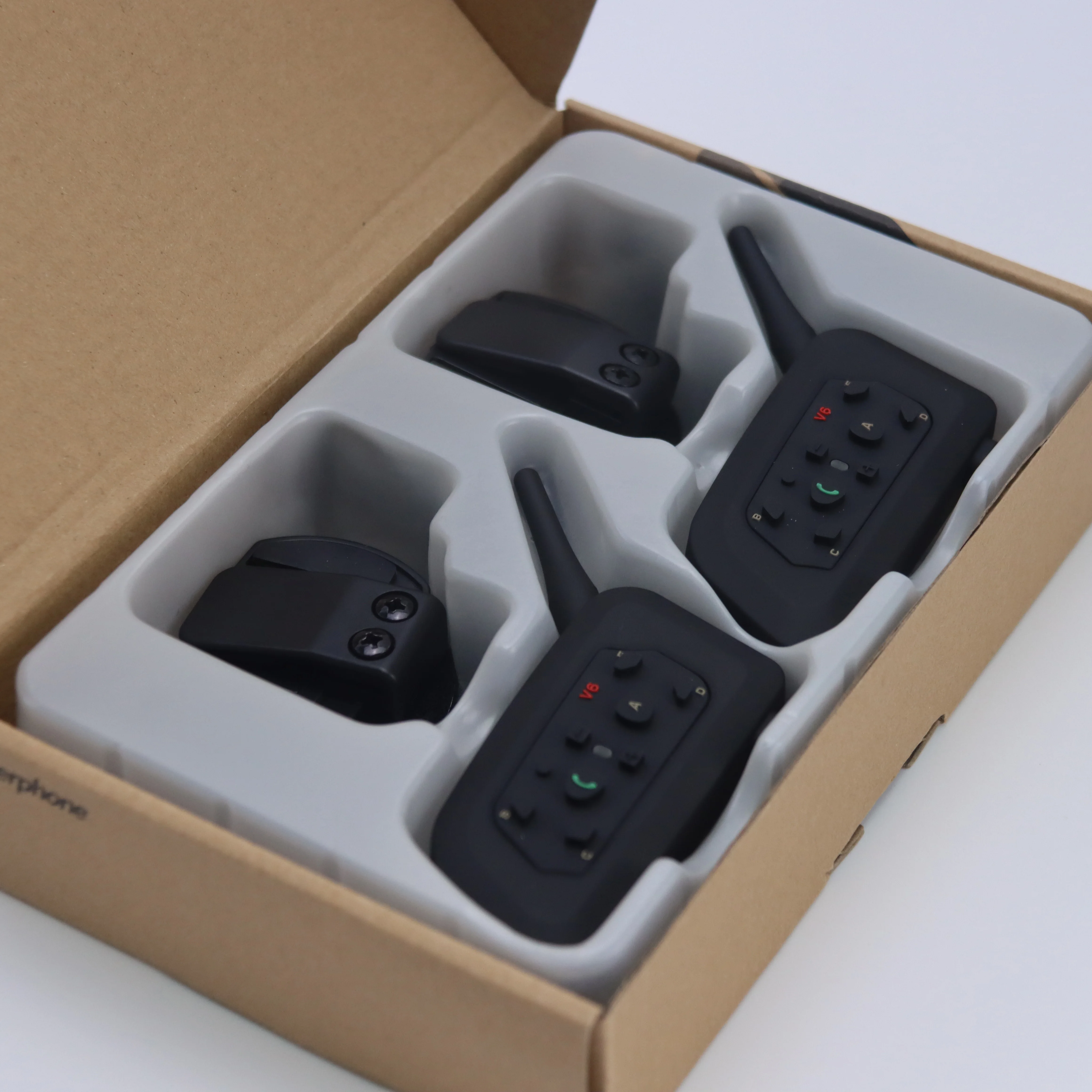 100% Waterproof 6 Riders Helmet Intercom V6-Plus BT5.0 Motorcycle Intercom for Motorcycle Accessories