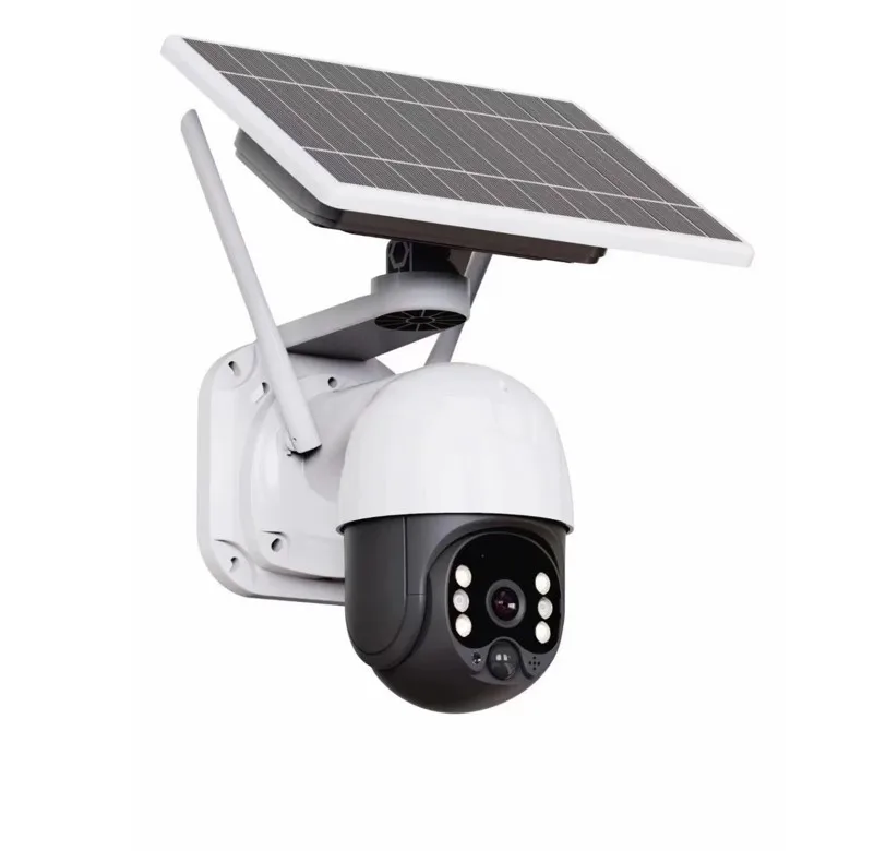 Outdoor PTZ Alarm System HD 1080P Wireless IP Surveillance Security WIFI Surveillance Solar Camera