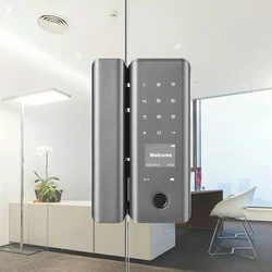 Intelligent Electronic Security Digital Door Lock Fingerprint Smart Locks For Glass Door