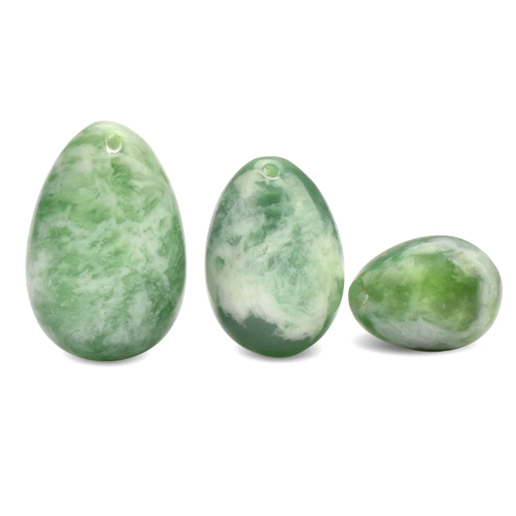 
Promotion High quality Factory Sell 100% Nephrite Jade Yoni Eggs Set With Custom Box 
