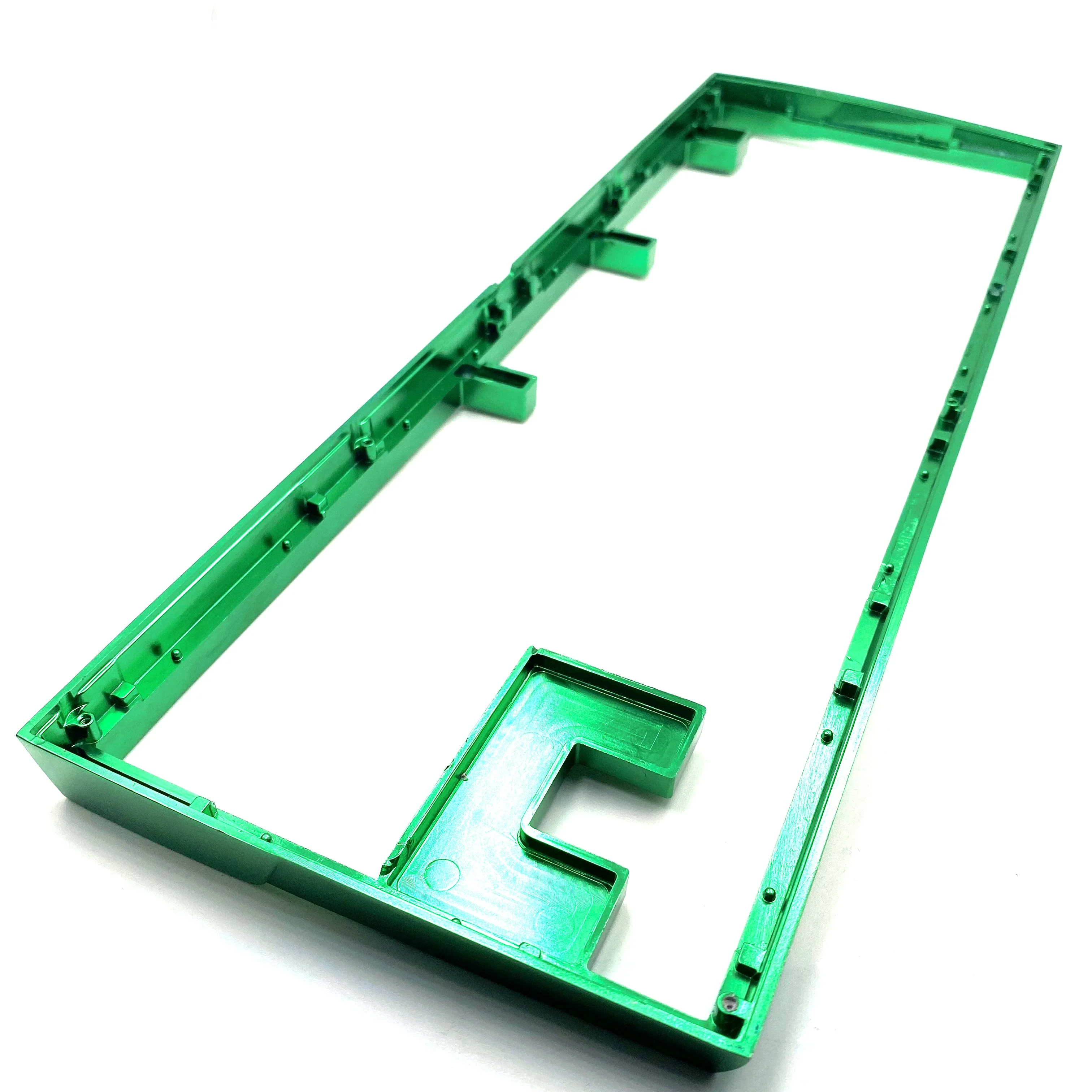 Custom CNC Keyboard Prototype Machining ISO Mounting 60% Brass Plate Diy Kit Mechanical Keyboard CNC Prototyping