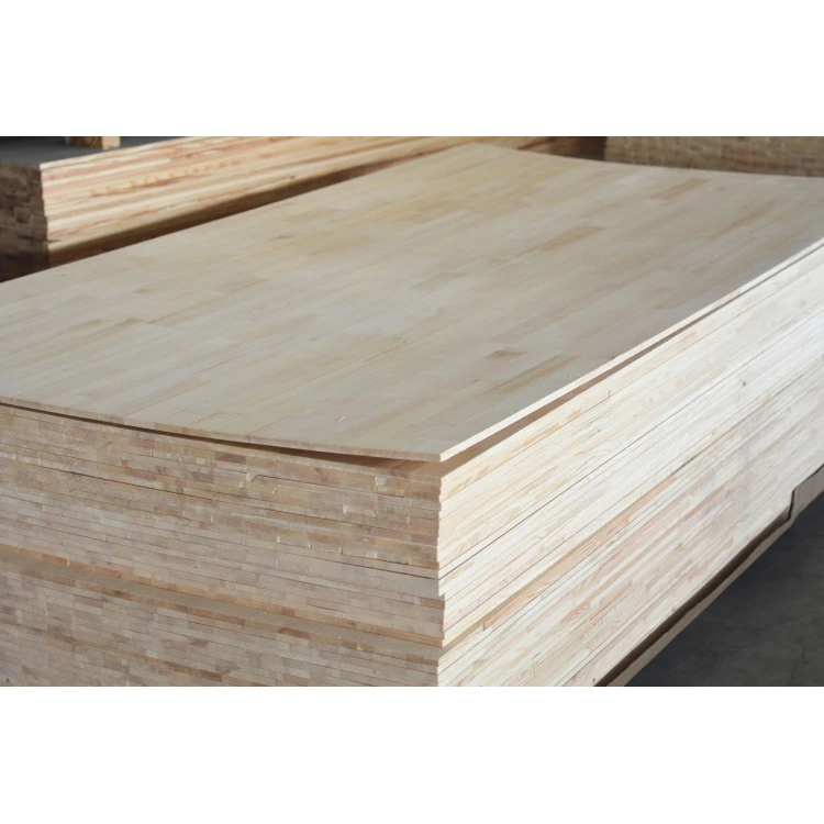Pinus sylvestris timber edge glue joint board wood finger joint board panel lumber for decoration furniture E0E1 FSC
