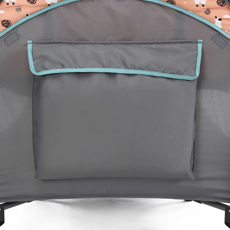 Манеж со стальной рамой для детей от 0 до 3 лет, детская дорожная кроватка с сеткой для кровати, детские кроватки