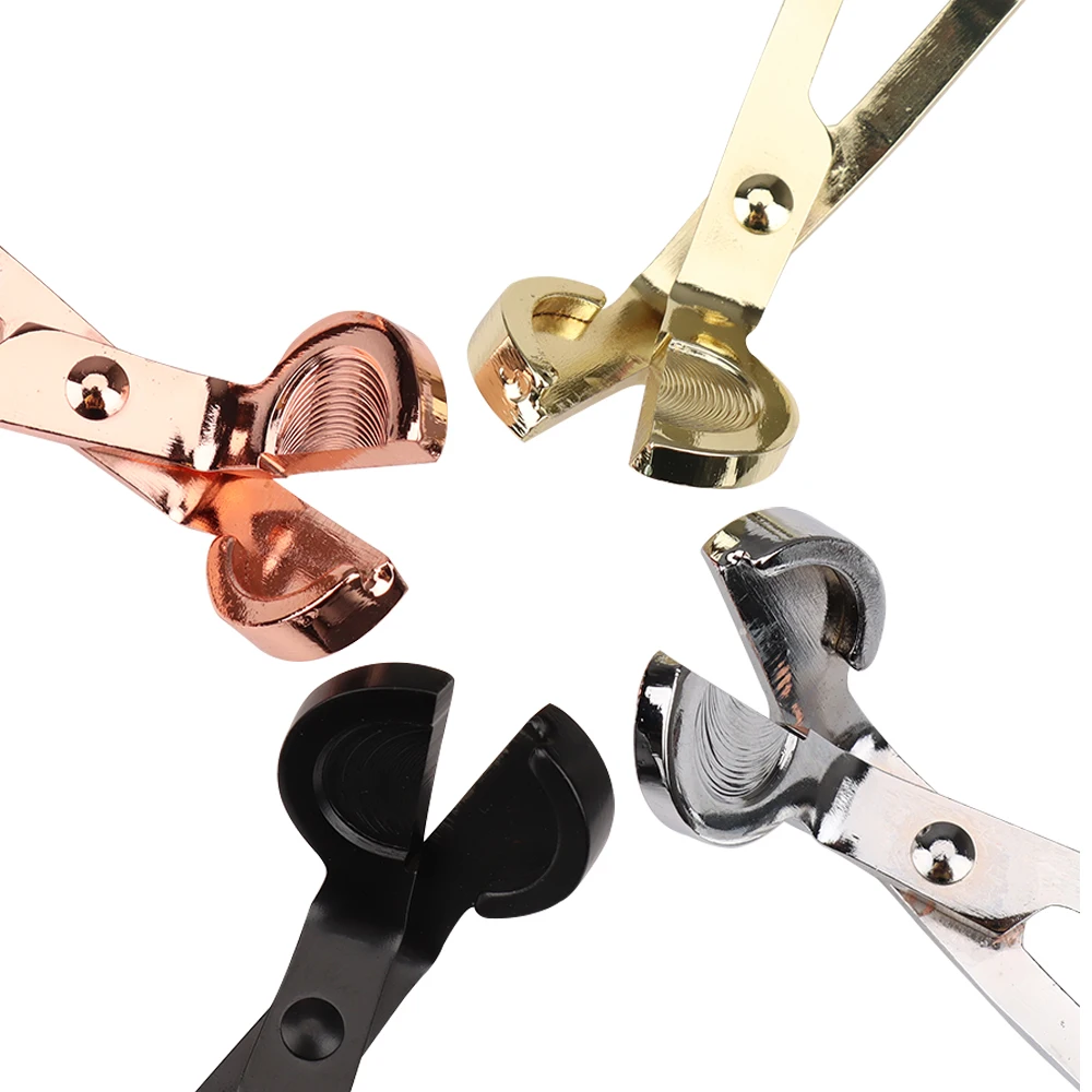 High quality hot selling stainless steel candle aromatherapy wick trimming tool polishing scissors accessories wick cutter