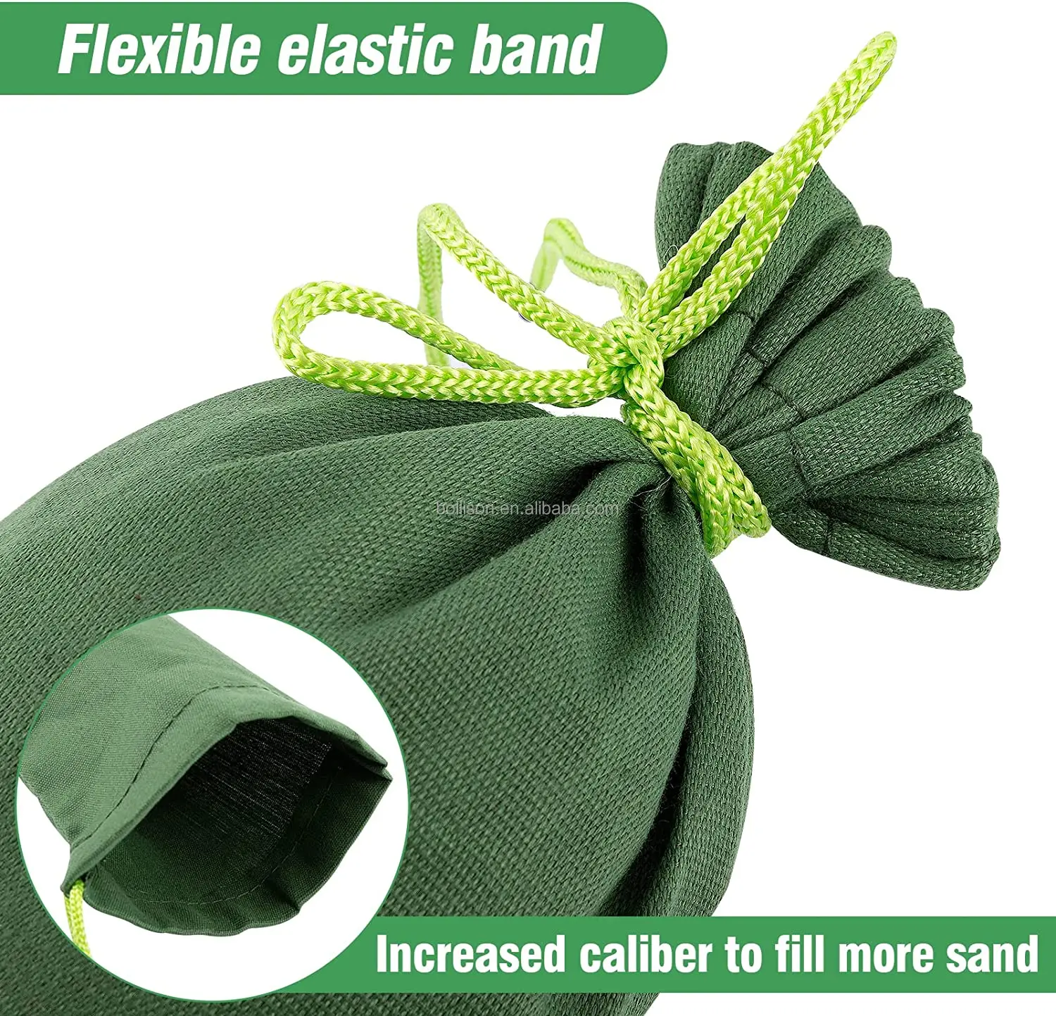Hot sale Flood canvas flood protection sandbag reusable sandbag sandbag as flood water barrier for customer size and color