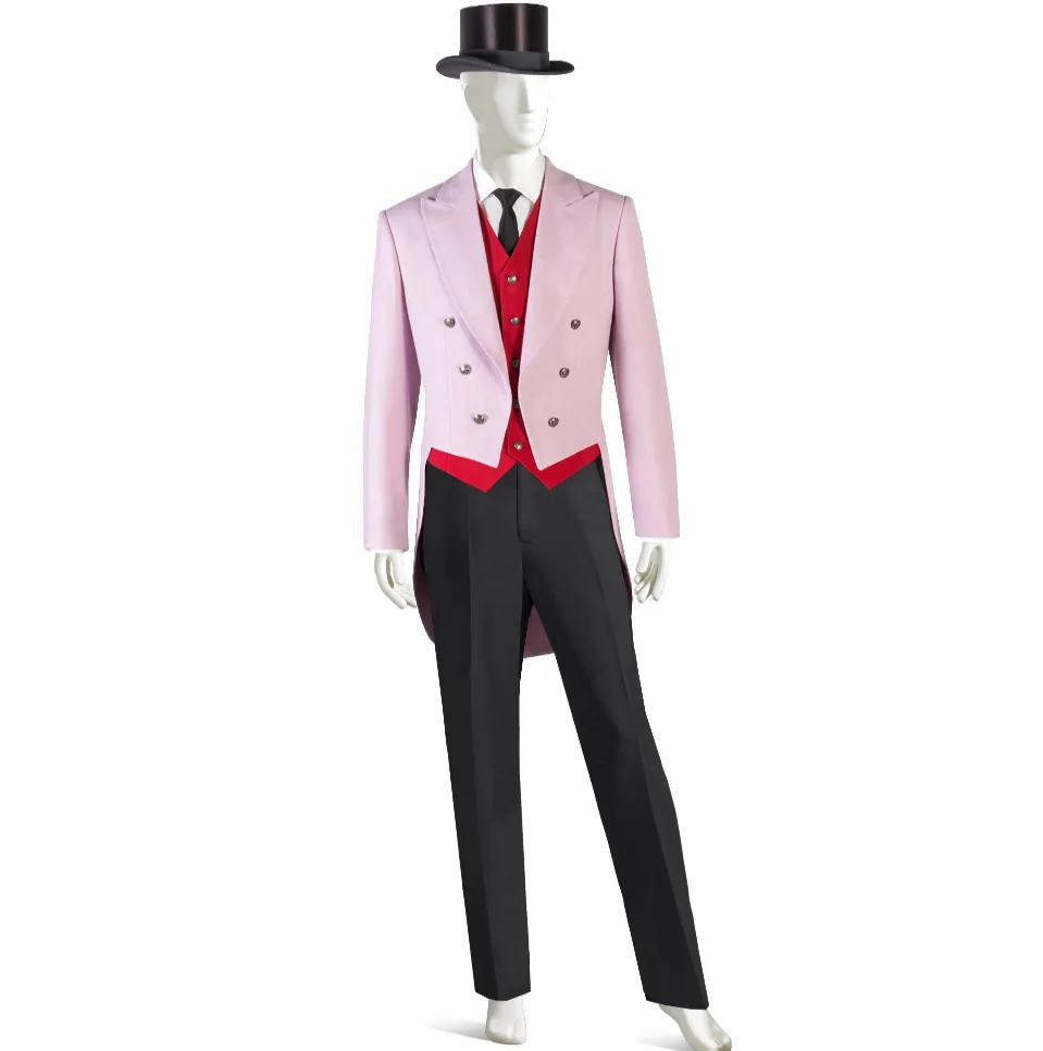 Stylish fashion bellman overcoat design custom hotel uniform for doorman