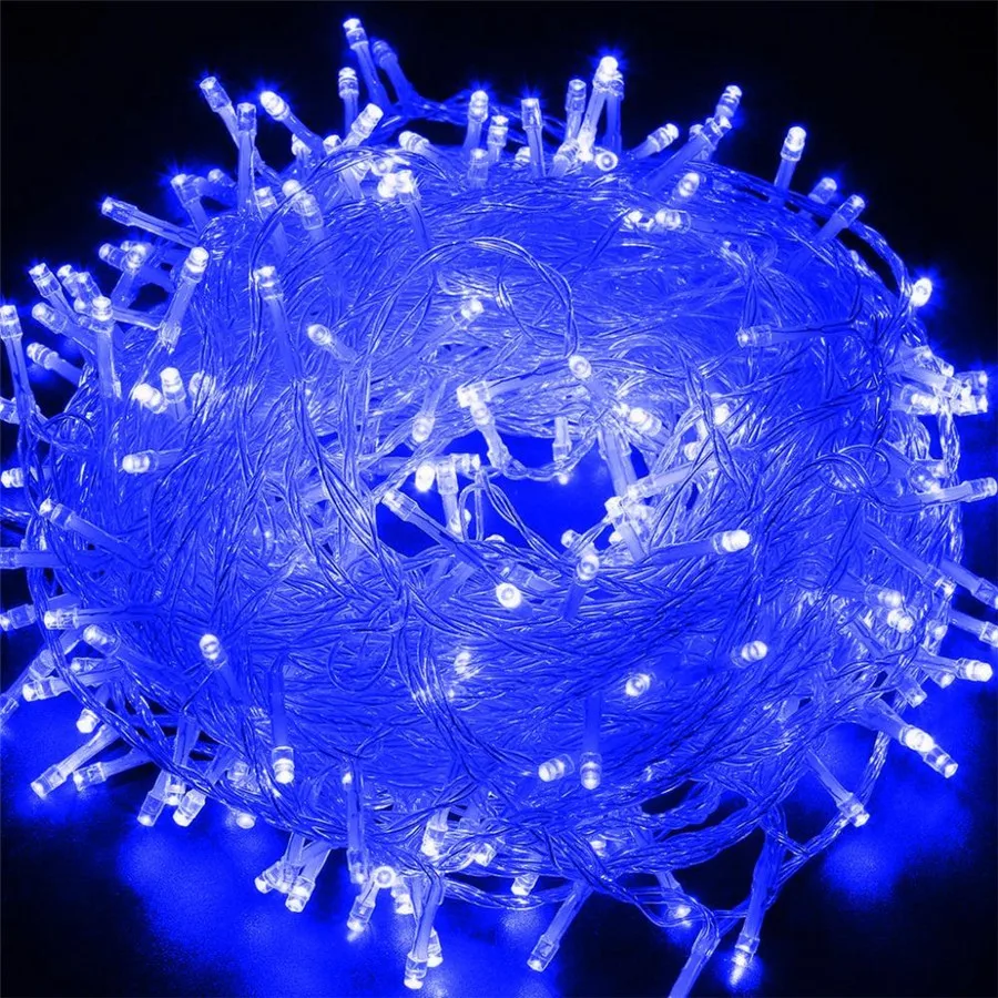 Custom 10M 100 Led String Lights Waterproof Lights 5M 10M 20M 30M 50M 100M Led String Fairy Light For Holiday Wedding Party