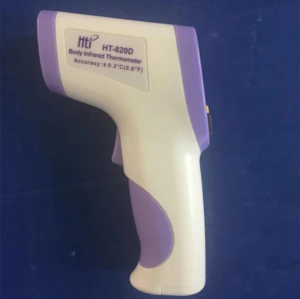  HT-820D HTI медицинский Бесконтактный ЛОБНЫЙ ИК-термометр для человеческого