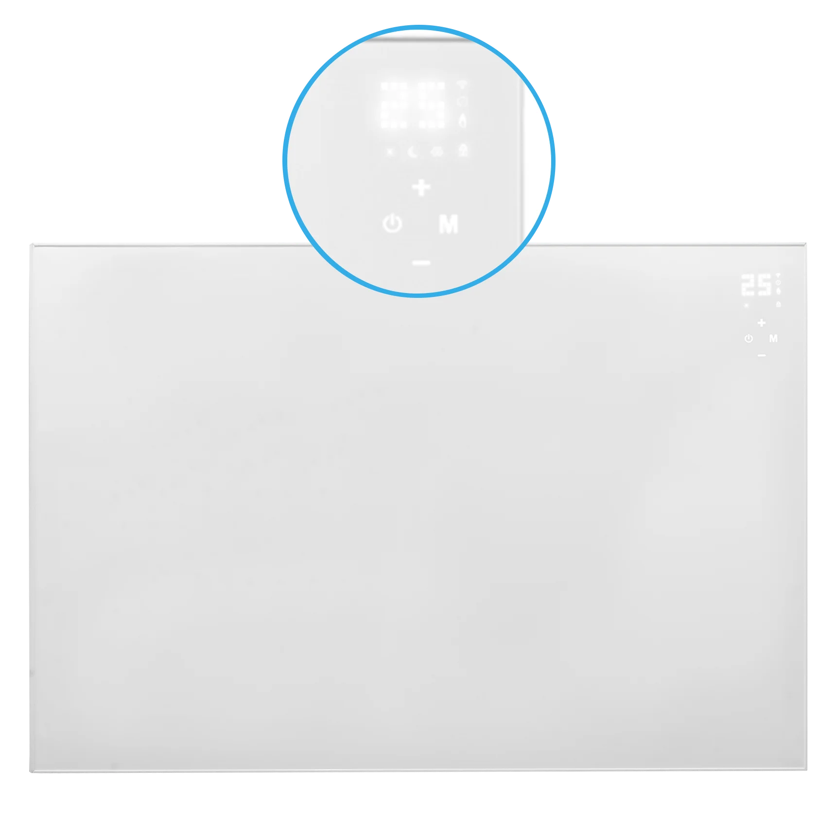 Living Room WIFI Control Electric Infrared Panel Wall Mounted Radiant Heater with Carbon Crystal Technology