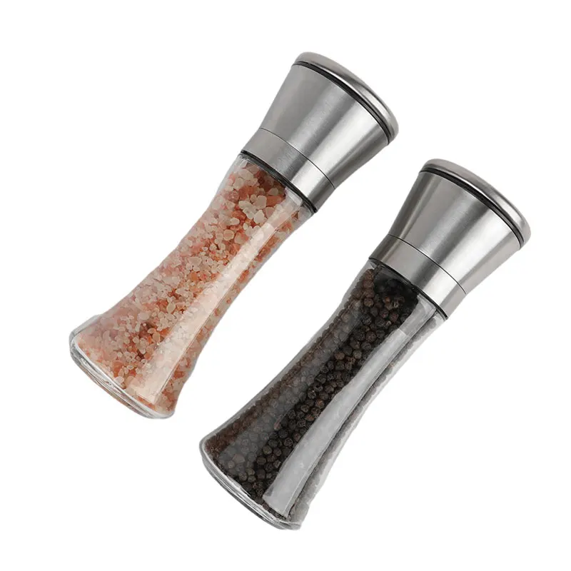 High Quality Hot Sale Salt and Black Pepper Spice Grinder Seasoning Grinding Bottle