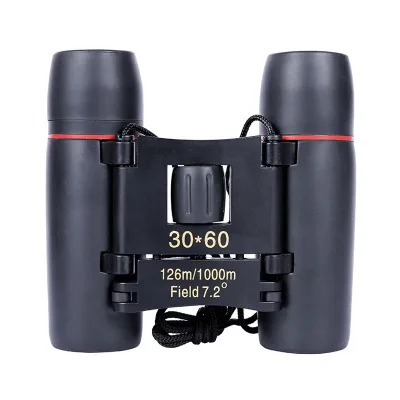 30x60 outdoor tourism carrying binoculars mini portable miniature adult children small binoculars