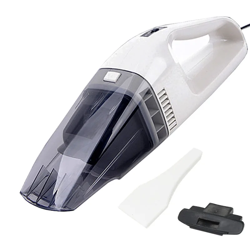 Портативный автомобильный мини-пылесос для сухой и влажной уборки, 12 В постоянного тока