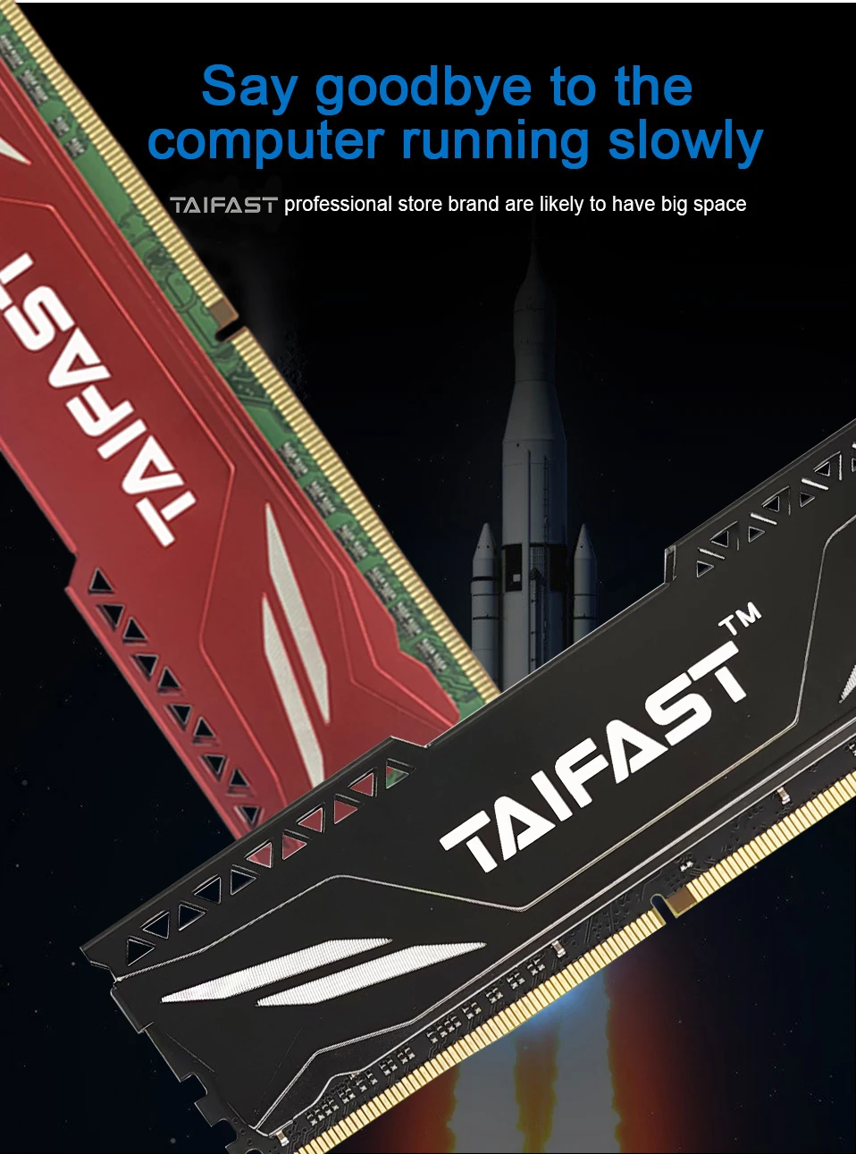 Taifast 4GB/8GB/16GB DDR4 Memory RAM for desktop computer parts PC 2133MHz/2400MHz/2666MHz low price with heat sink