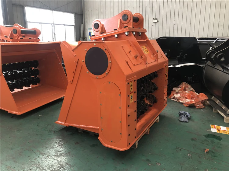 XCMG official skid steer attachment rock crusher bucket for sale