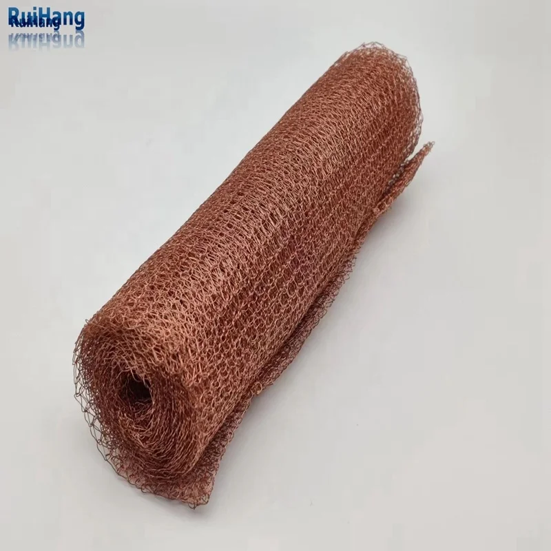 New listing Copper Knitted Mesh with Flatten and Ginning Type