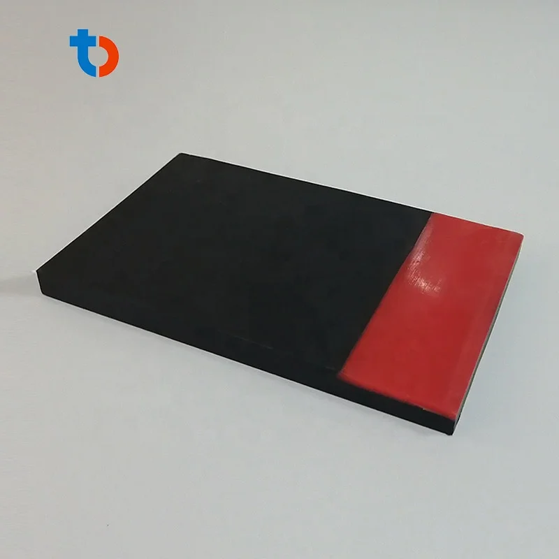 Conveyor belt chute lining y type pu rubber double seal side skirting system