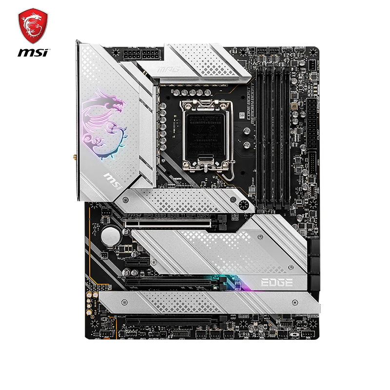 MSI LGA 1700 PC Gaming Motherboard MPG Z690 EDGE TI WIFI DDR4 Intel Game Original Placa-mae Mainboard