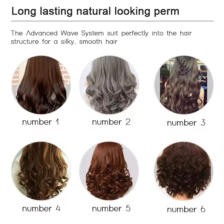 Oem/Odm Private Label Keratin Mild Formula Curly Hair Perm Solution Acid Perm Hair Cold Wave Perm Kit