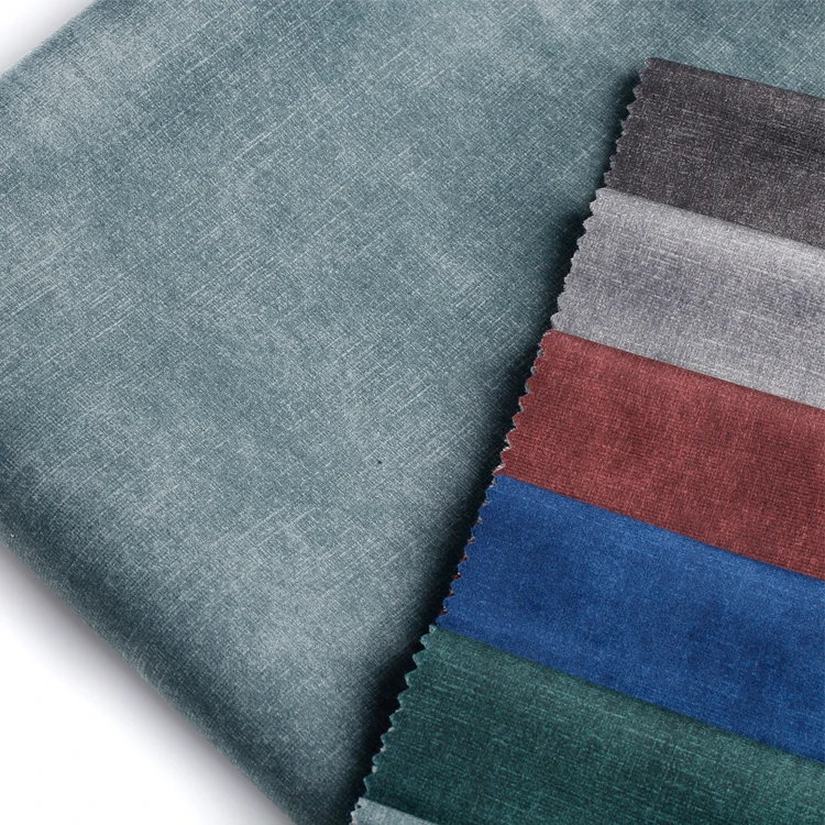 Custom printed plush sofa velvet fabric armchair velour fabric for upholstery