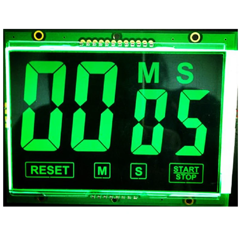 Segments VA White Backlight spi lcd digital signage stretched bar HT1621 Driver control TN HTN STN FSTN lcd display module