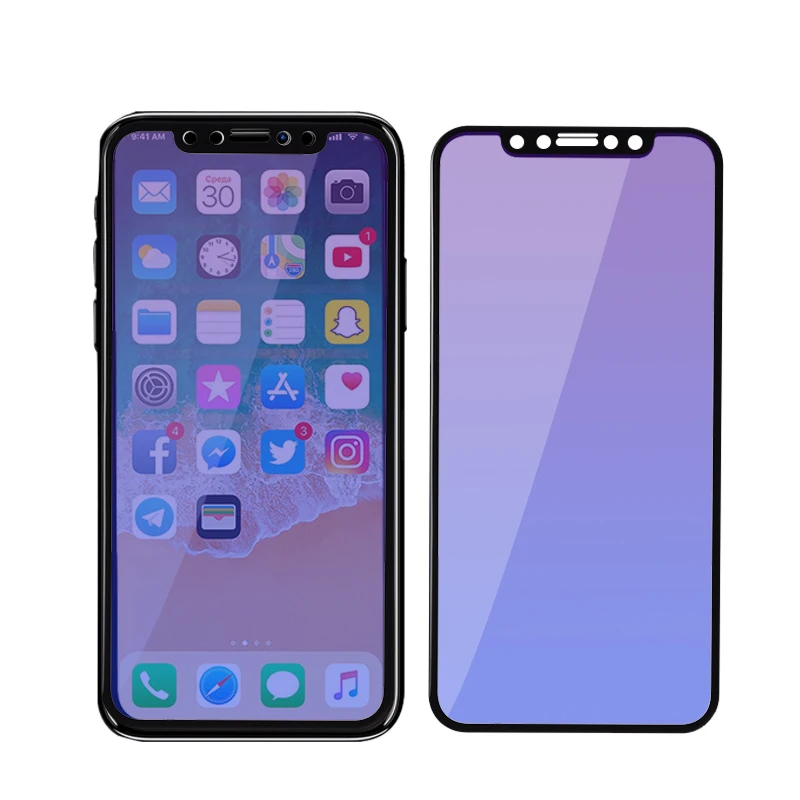 Для iPhone 12 оптовая продажа с фабрики защитная пленка стекло анти синий свет iPhone 6/7/8 plus Защитная пленка для мобильного телефона