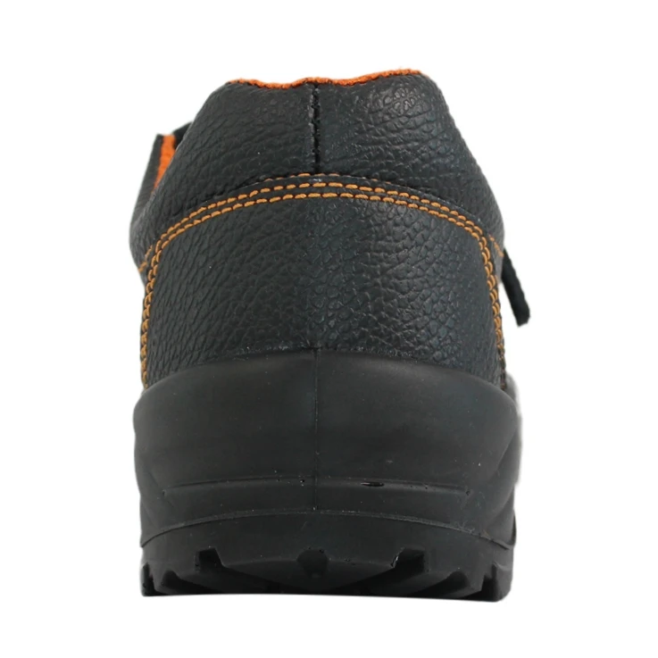 slip-on impact resistant sweat absorb durable safety shoes without lace for men