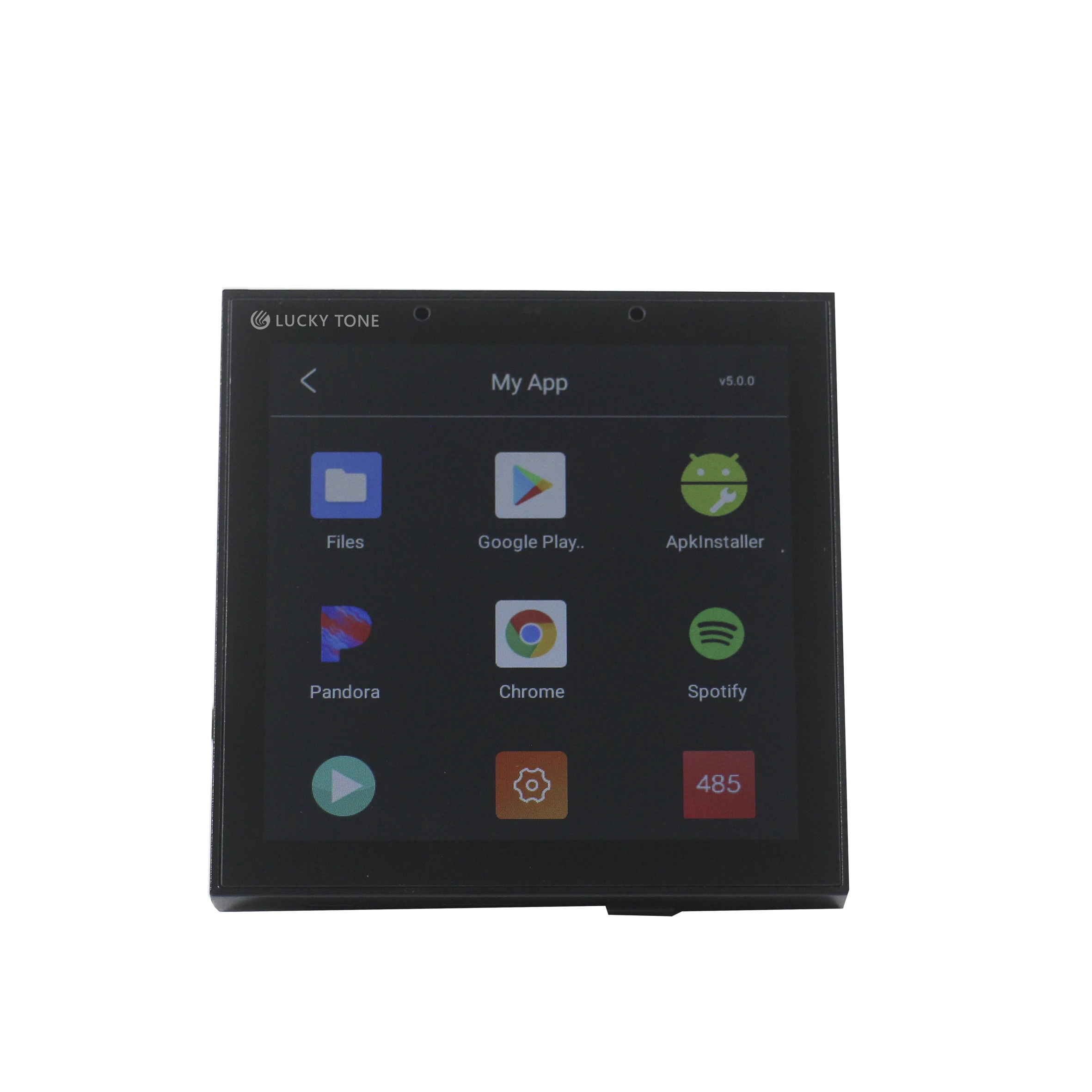 Wall amplifier 4*25W equipped with bluetooth,USB/TF, Android 11 based, 4 inch Touch Screen With Tuya Zigbee Gateway