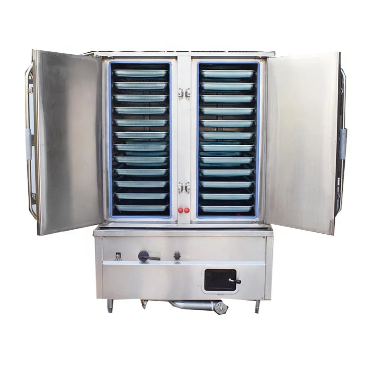 New Design Automatic Rice Steaming Machine, Lobster Cooking Machine Digital Controller Electric Or Gas Steamer Food