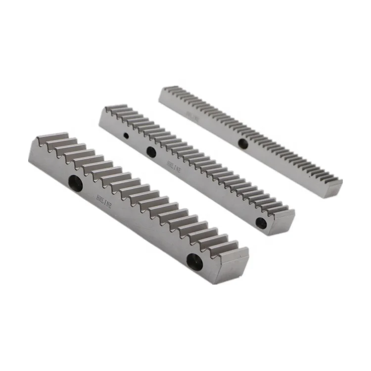 High Accuracy DIN6 M1.5 M2 M3 M4 M5 M6 Ground Steel Gear Rack and Pinion Spur Helical Tooth Made in China