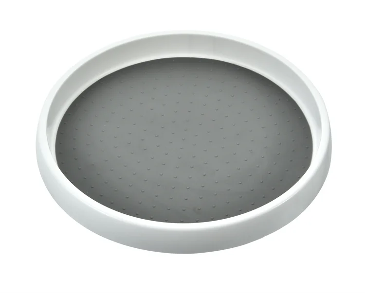 Hot Sale Single Layer Non Skid Lazy Susan Turntable Cabinet Organizer 360 Degree Rotating Spice Rack