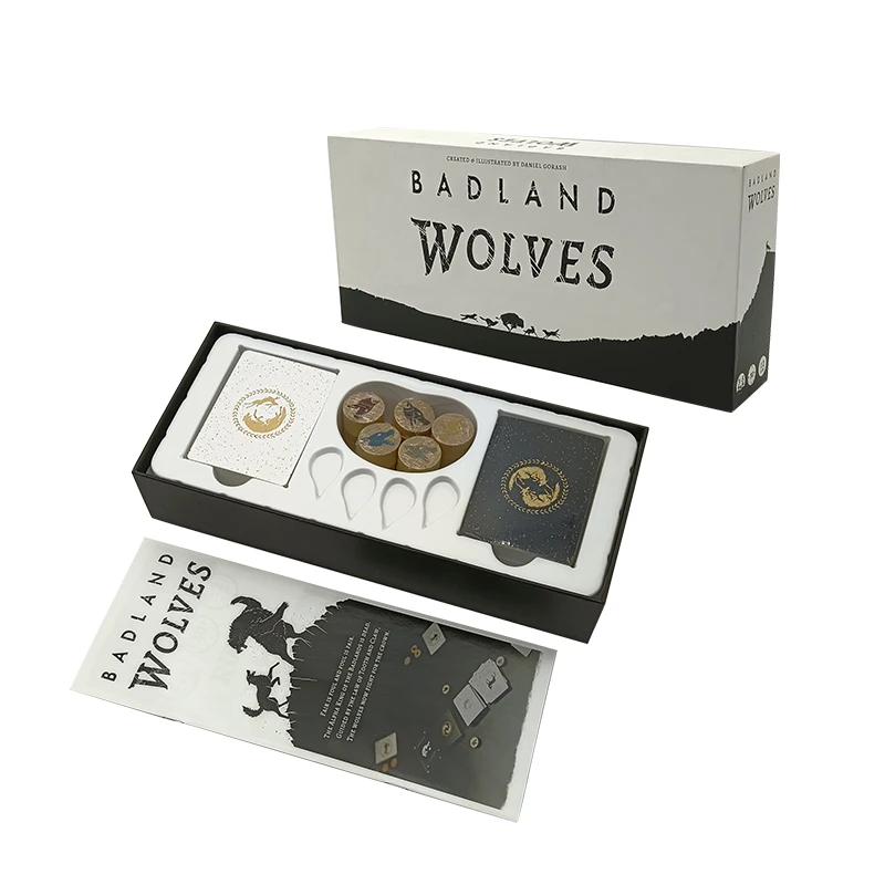 Dongguan Bayaya Printed Full Color Custom Artwork  American Board Games Cards Go With Wooden Accessory