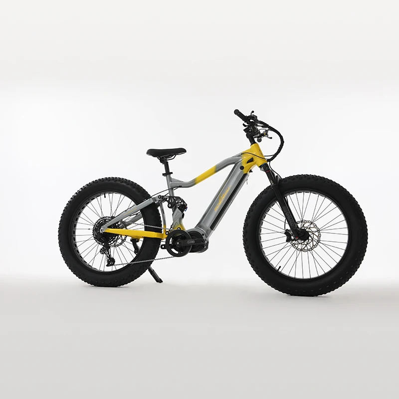 Wholesale High Power 52V 1000W Bafang G510 Powerful Mid Drive Shimano 9 Speed Electric Snow Bike