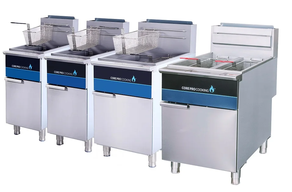 Hot sale commercial kitchen equipment gas deep fryer chicken potato chip frying machine